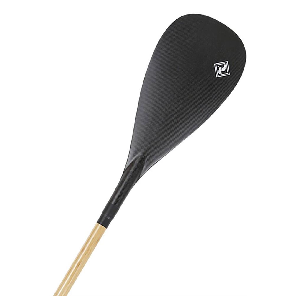 Two Bare Feet 2 Piece Bamboo Carbon Pro SUP Paddle - Black Extra Image 1